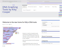 Tablet Screenshot of dnagraphs.com